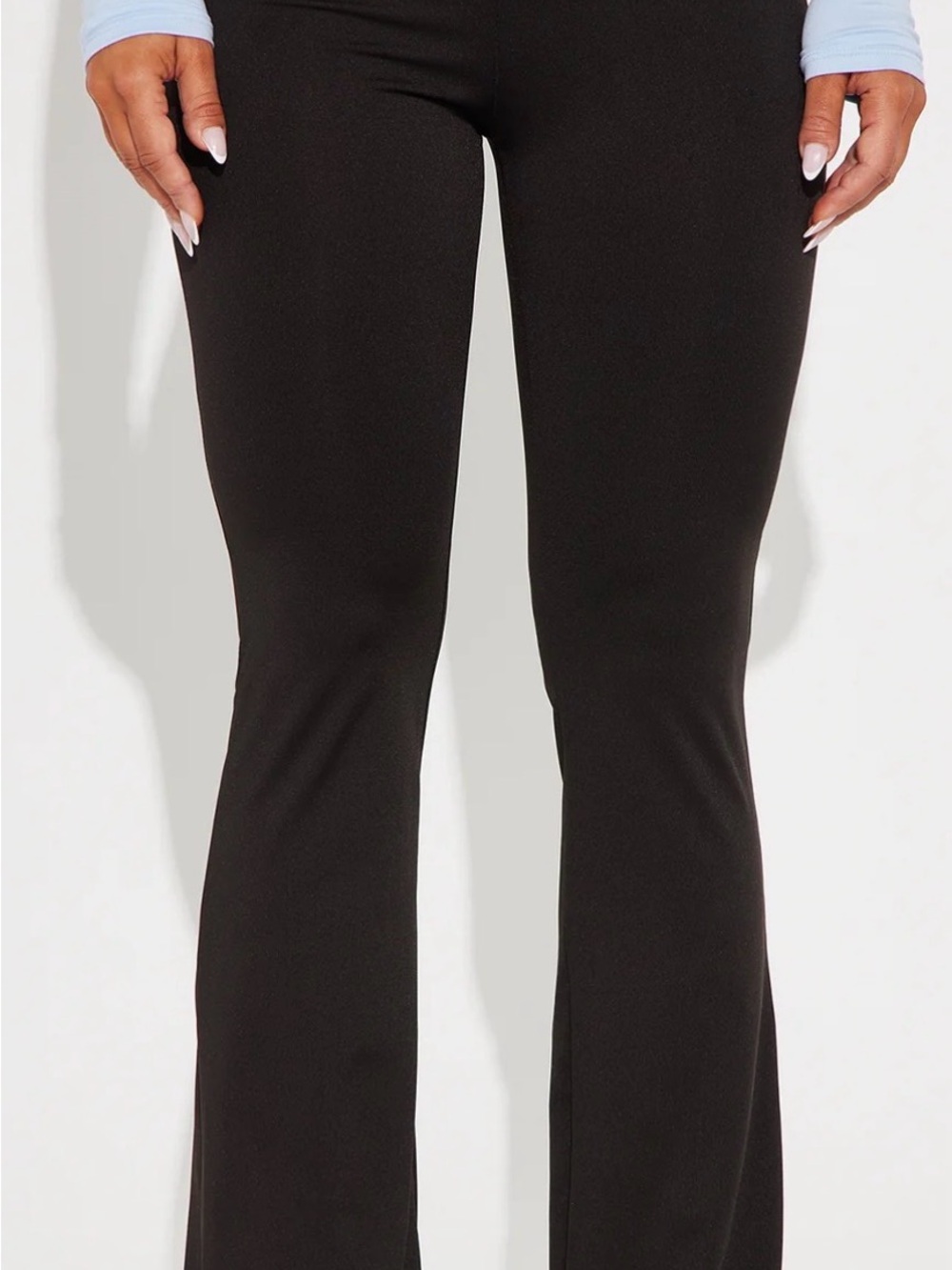 Kimberly Lace Trim Flare Pant